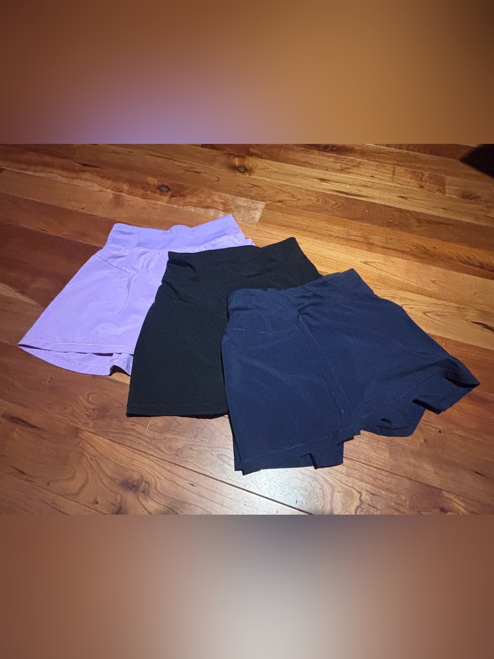 all in motion Skirt Trio — Lavender, Black, Navy